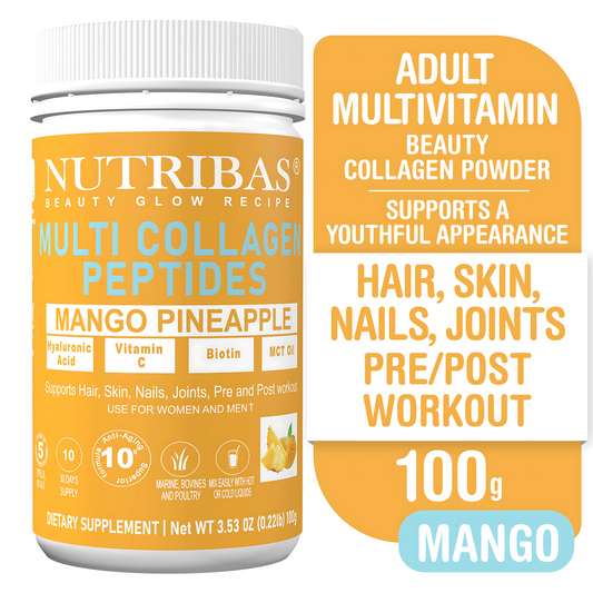 Premium Collagen Peptides Powder, Mango Pineapple