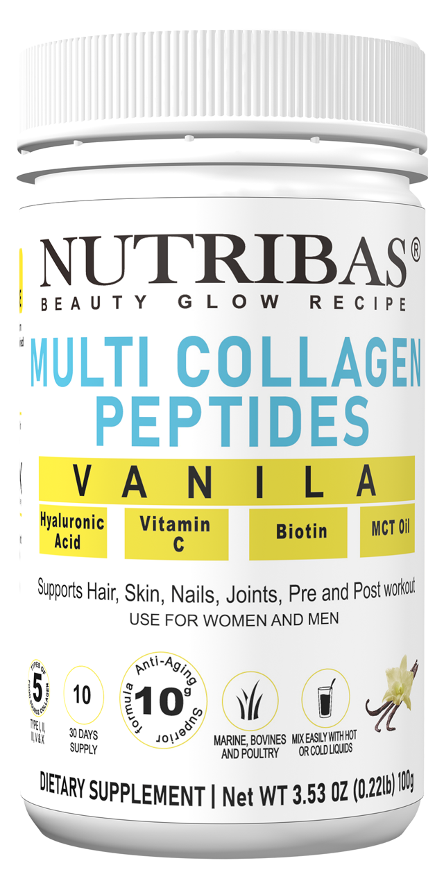 Daily multivitamin with collagen peptides, Vanilla